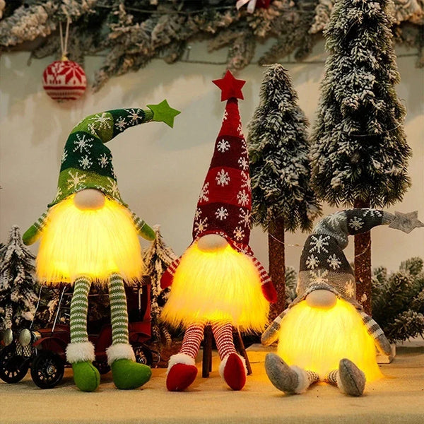 Glowing Gnome Holiday Charm