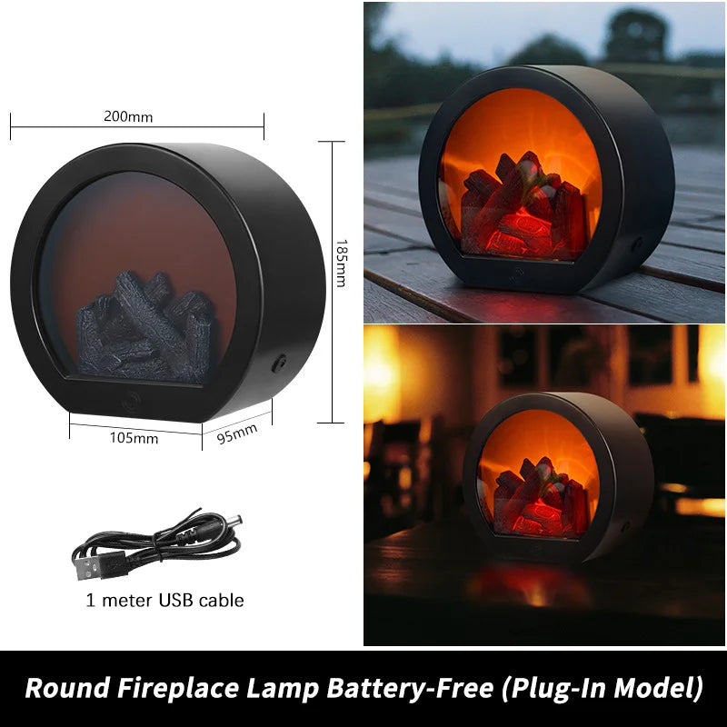 Cozy Glow Flame Lantern